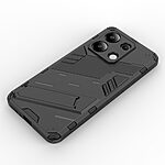 Θήκη Xiaomi Redmi Note 13 4G Mad Mask Πλάτη Shockproof Armor Series 2 με ποδαράκι Βάση στήριξης TPU μαύρο - Image 4