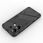 Θήκη Xiaomi Redmi Note 13 4G Mad Mask Πλάτη Shockproof Armor Series 2 με ποδαράκι Βάση στήριξης TPU μαύρο - Image 5