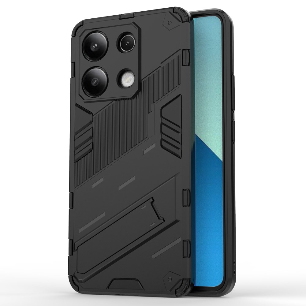 Θήκη Xiaomi Redmi Note 13 4G Mad Mask Πλάτη Shockproof Armor Series 2 με ποδαράκι Βάση στήριξης TPU μαύρο Θήκη Xiaomi Redmi Note 13 4G Mad Mask Πλάτη Shockproof Armor Series 2 με ποδαράκι Βάση στήριξης TPU μαύρο