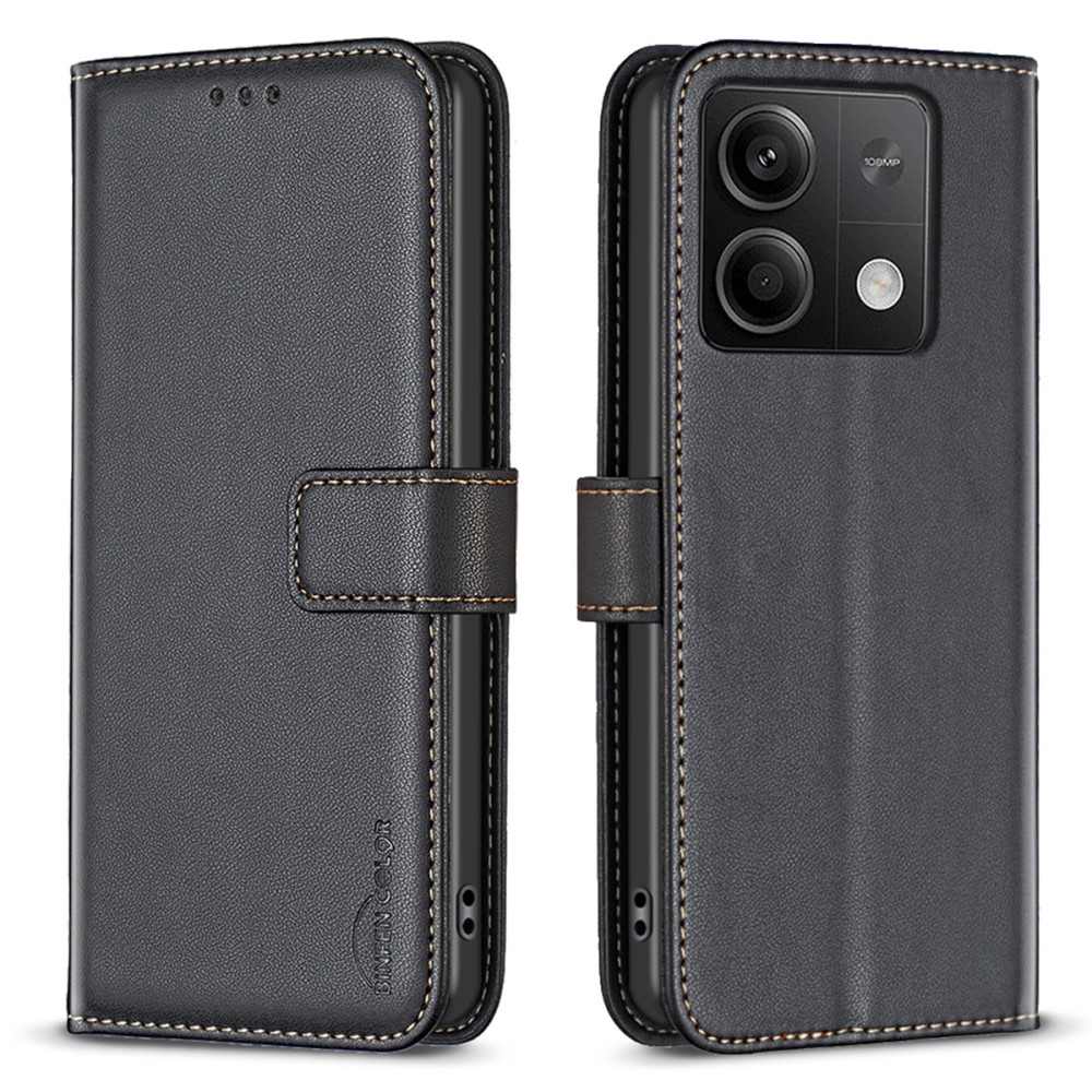 Θήκη Xiaomi Redmi Note 13 5G BINFEN COLOR Leather Wallet series 12 με βάση στήριξης Θήκη Xiaomi Redmi Note 13 5G BINFEN COLOR Leather Wallet series 12 με βάση στήριξης