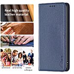 Θήκη Xiaomi Redmi Note 13 5G BINFEN COLOR Leather Wallet series 9 με βάση στήριξης, υποδοχές καρτών και μαγνητικό κούμπωμα μπλε - Image 5