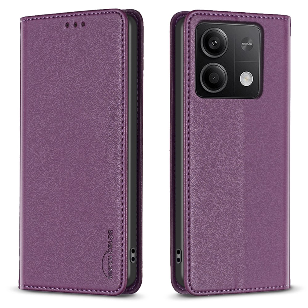 Θήκη Xiaomi Redmi Note 13 5G BINFEN COLOR Leather Wallet series 9 με βάση στήριξης Θήκη Xiaomi Redmi Note 13 5G BINFEN COLOR Leather Wallet series 9 με βάση στήριξης