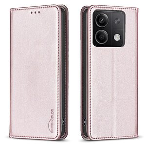 Θήκη Xiaomi Redmi Note 13 5G BINFEN COLOR Leather Wallet series 9 με βάση στήριξης