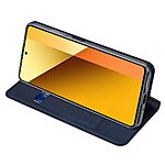 Θήκη Xiaomi Redmi Note 13 5G DUX DUCIS Skin Pro Series με βάση στήριξης, υποδοχή καρτών και μαγνητικό κούμπωμα Flip Wallet από συνθετικό δέρμα και TPU μπλε - Image 3