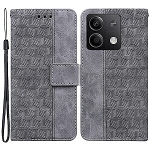 Θήκη Xiaomi Redmi Note 13 5G Mad Mask Leather Wallet Case Geometry Style με βάση στήριξης