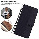 Θήκη Xiaomi Redmi Note 13 5G Mad Mask Leather Wallet Case Geometry Style με βάση στήριξης, υποδοχές καρτών και μαγνητικό κούμπωμα Flip Wallet από συνθετικό δέρμα μαύρο - Image 5