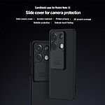 Θήκη Xiaomi Redmi Note 13 5G NiLLkin Camshield Series Πλάτη με προστασία για την κάμερα από σκλήρό Premium TPU μαύρο - Image 4