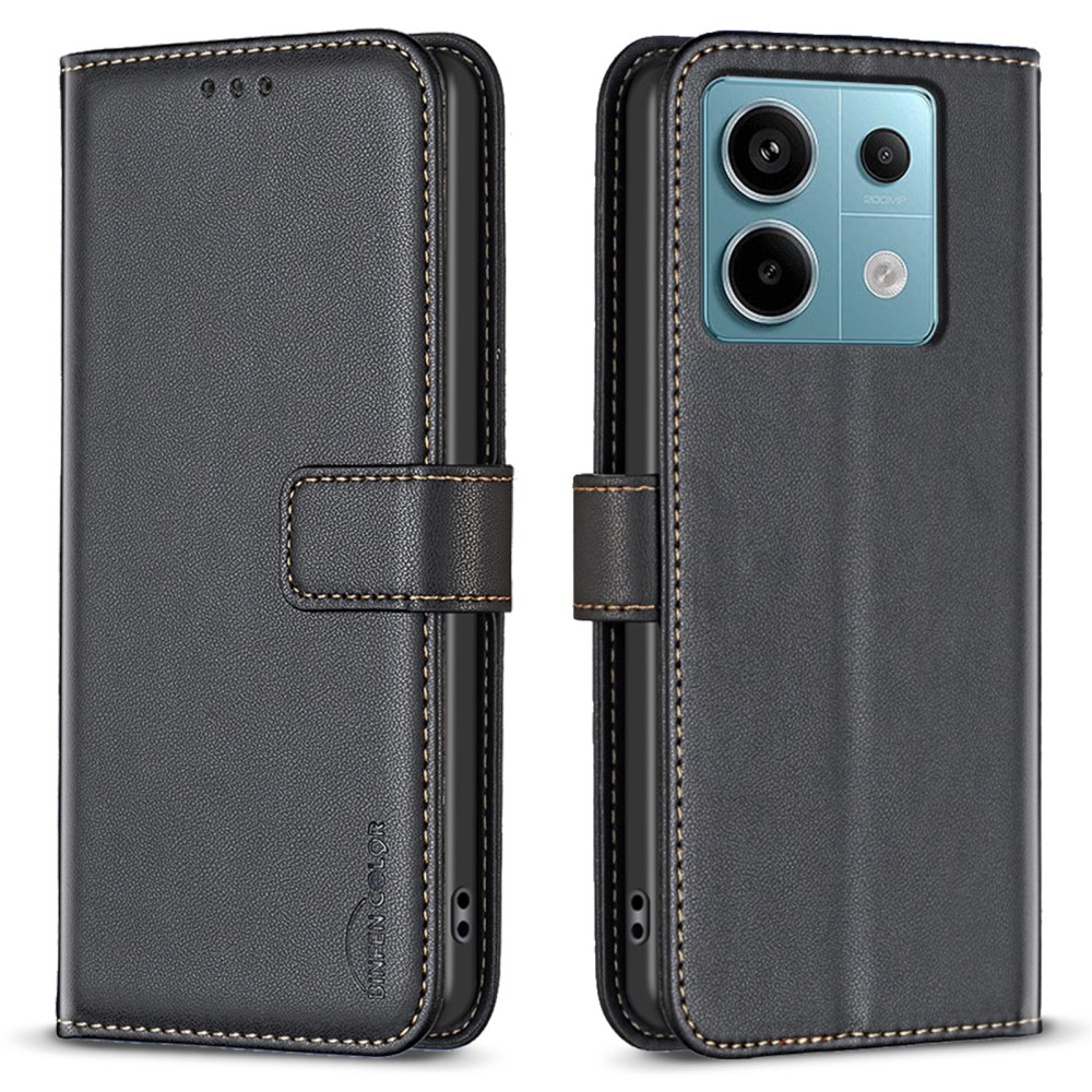 Θήκη Xiaomi Redmi Note 13 Pro 4G / Poco M6 Pro BINFEN COLOR Leather Wallet series 12 με βάση στήριξης Θήκη Xiaomi Redmi Note 13 Pro 4G / Poco M6 Pro BINFEN COLOR Leather Wallet series 12 με βάση στήριξης