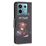 Θήκη Xiaomi Redmi Note 13 Pro 4G / Poco M6 Pro OEM Angry bear with chainsaw με βάση στήριξης, υποδοχές καρτών και μαγνητικό κούμπωμα Flip Wallet από συνθετικό δέρμα και TPU - Image 5