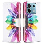 Θήκη Xiaomi Redmi Note 13 Pro 4G / Poco M6 Pro OEM Colorful Petals με βάση στήριξης
