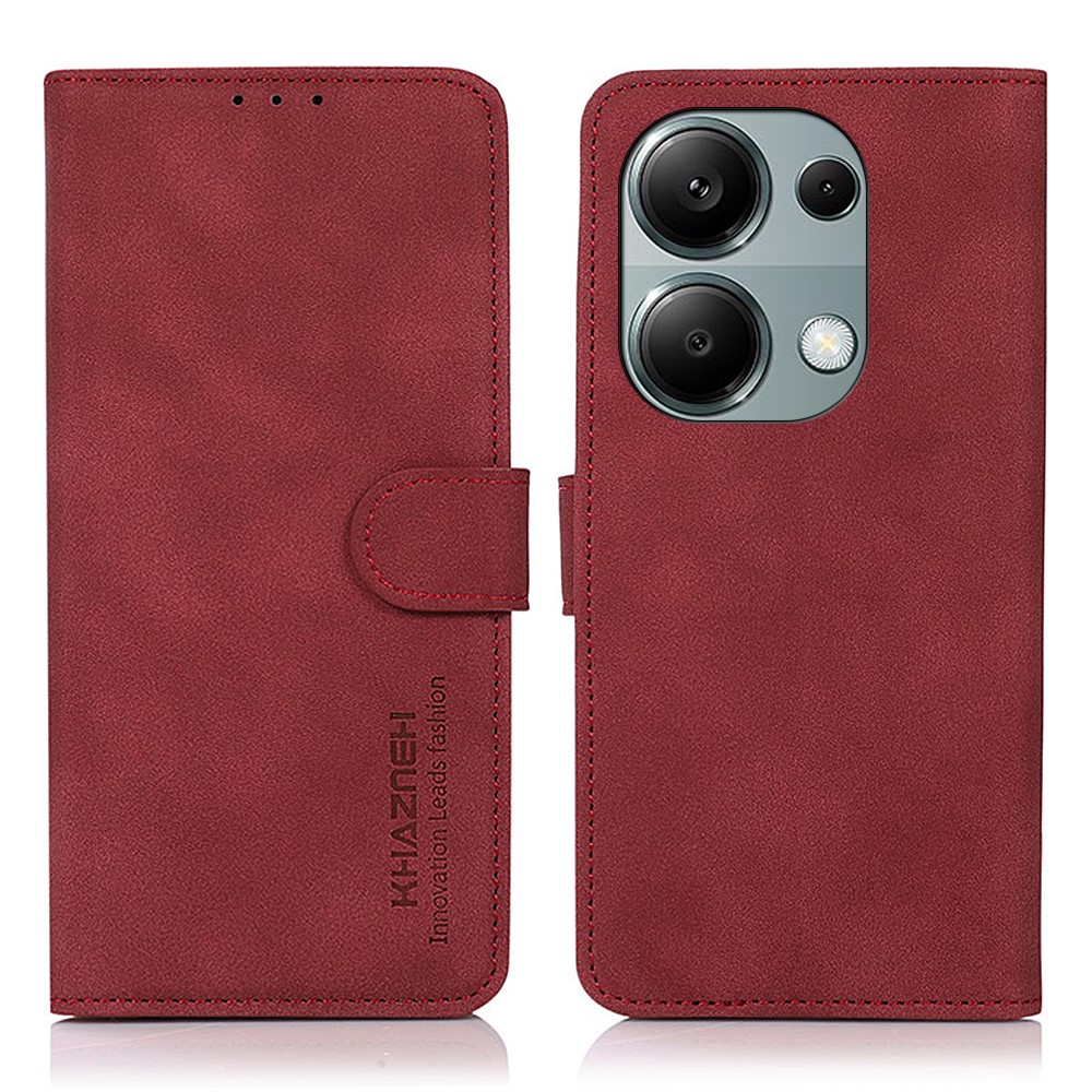 Θήκη Xiaomi Redmi Note 13 Pro 4G / Poco M6 Pro KHAZNEH Litchi Retro Texture Leather με βάση στήριξης Θήκη Xiaomi Redmi Note 13 Pro 4G / Poco M6 Pro KHAZNEH Litchi Retro Texture Leather με βάση στήριξης