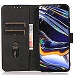 Θήκη Xiaomi Redmi Note 13 Pro 4G / Poco M6 Pro KHAZNEH Litchi Retro Texture Leather με βάση στήριξης, υποδοχές καρτών και μαγνητικό κούμπωμα μαύρο - Image 3