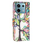 Θήκη Xiaomi Redmi Note 13 Pro 5G / Poco X6 5G OEM Colorized Tree με βάση στήριξης, υποδοχές καρτών και μαγνητικό κούμπωμα Flip Wallet από συνθετικό δέρμα και TPU - Image 5