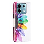 Θήκη Xiaomi Redmi Note 13 Pro 5G / Poco X6 5G OEM Colorful Petals με βάση στήριξης, υποδοχές καρτών και μαγνητικό κούμπωμα Flip Wallet από συνθετικό δέρμα και TPU - Image 5