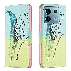 Θήκη Xiaomi Redmi Note 13 Pro 5G / Poco X6 5G OEM Feather & Birds με βάση στήριξης