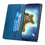 Θήκη Xiaomi Redmi Note 13 Pro 5G / Poco X6 5G DIERFENG DF 05 Foldable Series με βάση στήριξης, υποδοχή καρτών και μαγνητικό κούμπωμα Flip Wallet από συνθετικό δέρμα και εσωτερικό TPU μπλε - Image 3