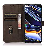Θήκη Xiaomi Redmi Note 13 Pro 5G / Poco X6 5G KHAZNEH Litchi Retro Texture Leather με βάση στήριξης, υποδοχές καρτών και μαγνητικό κούμπωμα καφέ - Image 3