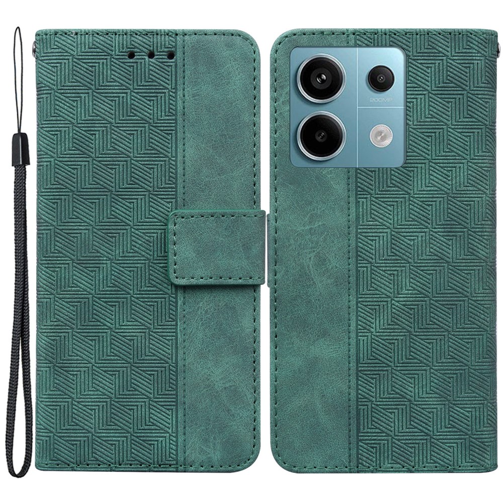Θήκη Xiaomi Redmi Note 13 Pro 5G / Poco X6 5G Mad Mask Leather Wallet Case Geometry Style με βάση στήριξης Θήκη Xiaomi Redmi Note 13 Pro 5G / Poco X6 5G Mad Mask Leather Wallet Case Geometry Style με βάση στήριξης