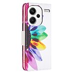 Θήκη Xiaomi Redmi Note 13 Pro+ 5G OEM Colorful Petals με βάση στήριξης, υποδοχές καρτών και μαγνητικό κούμπωμα Flip Wallet από συνθετικό δέρμα και TPU - Image 5