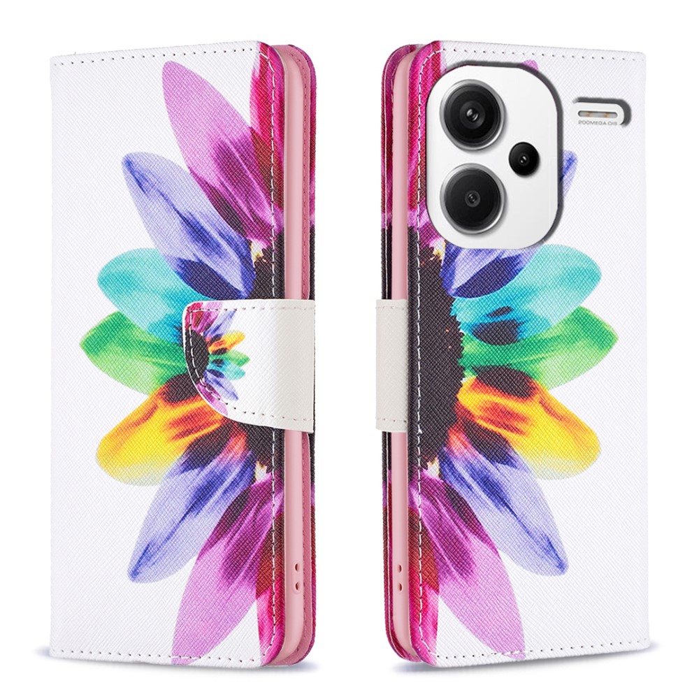 Θήκη Xiaomi Redmi Note 13 Pro+ 5G OEM Colorful Petals με βάση στήριξης Θήκη Xiaomi Redmi Note 13 Pro+ 5G OEM Colorful Petals με βάση στήριξης