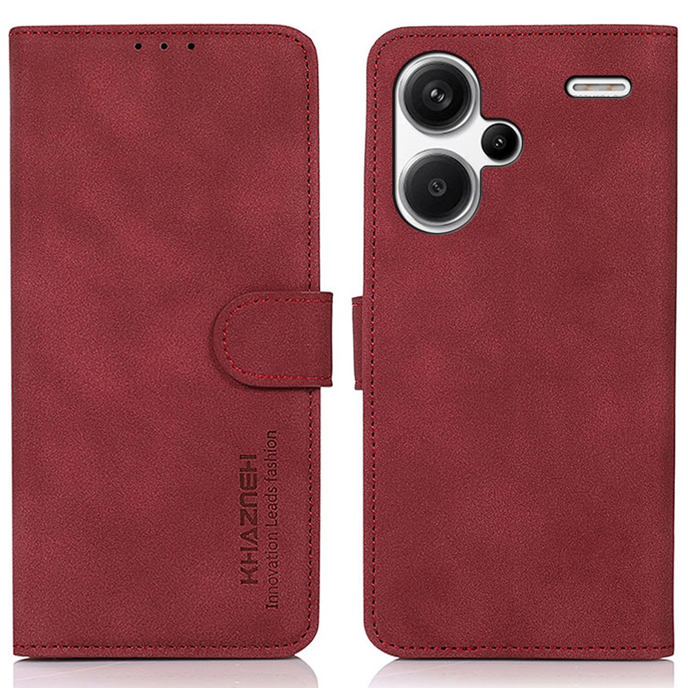 Θήκη Xiaomi Redmi Note 13 Pro+ 5G KHAZNEH Litchi Skin Texture Leather με βάση στήριξης Θήκη Xiaomi Redmi Note 13 Pro+ 5G KHAZNEH Litchi Skin Texture Leather με βάση στήριξης
