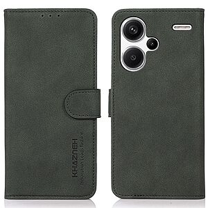 Θήκη Xiaomi Redmi Note 13 Pro+ 5G KHAZNEH Litchi Skin Texture Leather με βάση στήριξης