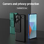 Θήκη Xiaomi Redmi Note 13 Pro+ 5G NiLLkin Camshield Pro Series Πλάτη με προστασία για την κάμερα από σκλήρό Premium TPU πράσινο - Image 5
