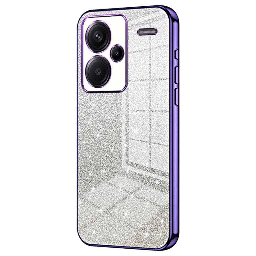 Θήκη Xiaomi Redmi Note 13 Pro+ 5G OEM πλάτη με διακριτικό γκλίτερ V2 από αντικραδασμικό Premium TPU μωβ Θήκη Xiaomi Redmi Note 13 Pro+ 5G OEM πλάτη με διακριτικό γκλίτερ V2 από αντικραδασμικό Premium TPU μωβ