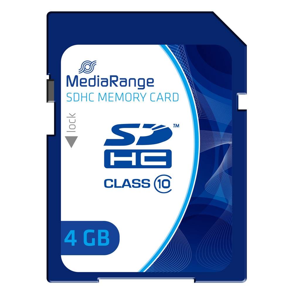 0011350_0 MediaRange SDHC Class 10 4 GB (High Capacity) (MR961) - Image 1