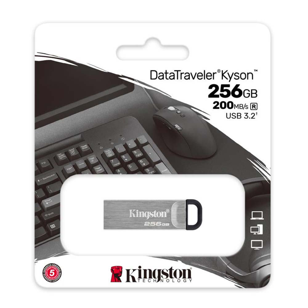 0028043_0 Kingston DataTraveler Kyson 256GB USB 3.2 Gen 1 (DTKN/256GB) (KINDTKN/256GB) - Image 1