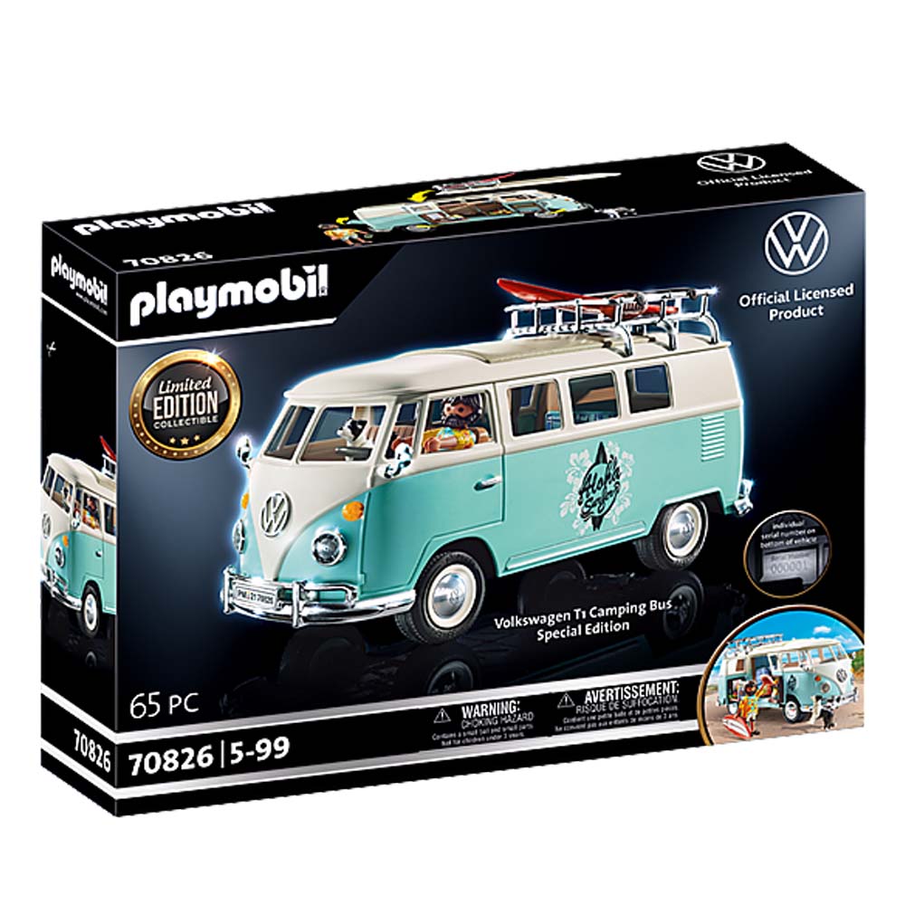 0042188_0 Playmobil Volkswagen T1 Camping Bus Special Edition (70826) (PLY70826) - Image 1