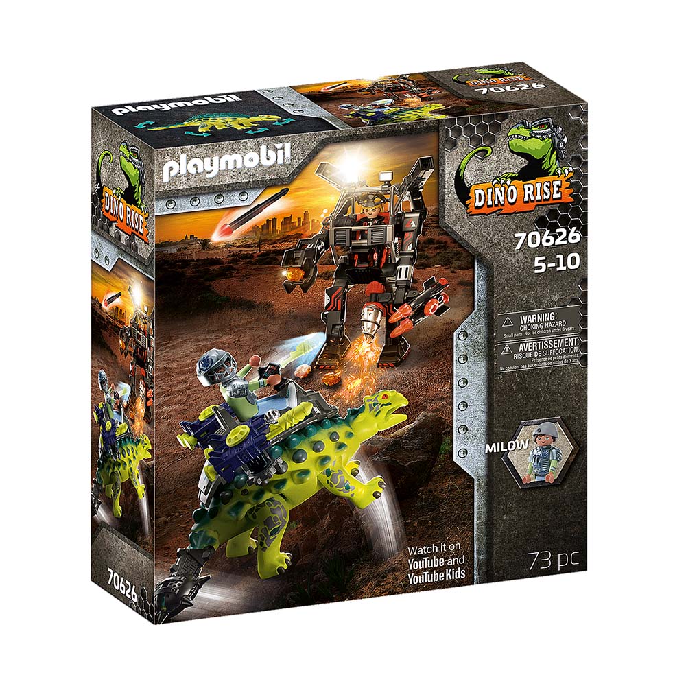 0042245_0 Playmobil Αγκυλόσαυρος Με Μαχητή Εναντίον Ρομπότ (70626) (PLY70626) - Image 1