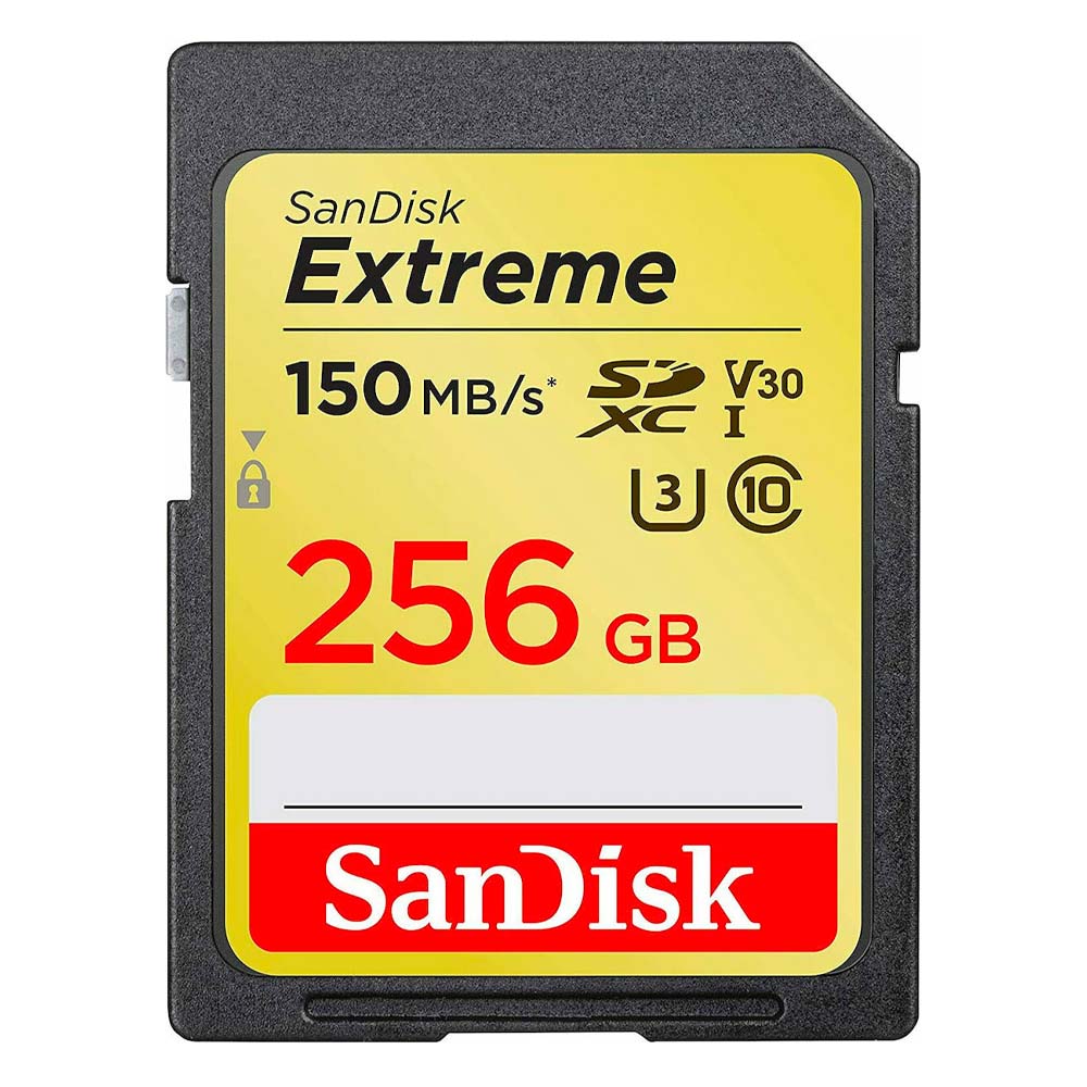 0051959_0 SanDisk 256GB Extreme SDXC UHS-I card (SDSDXVV-256G-GNCIN) (SANSDSDXVV-256G-GNCIN) - Image 1