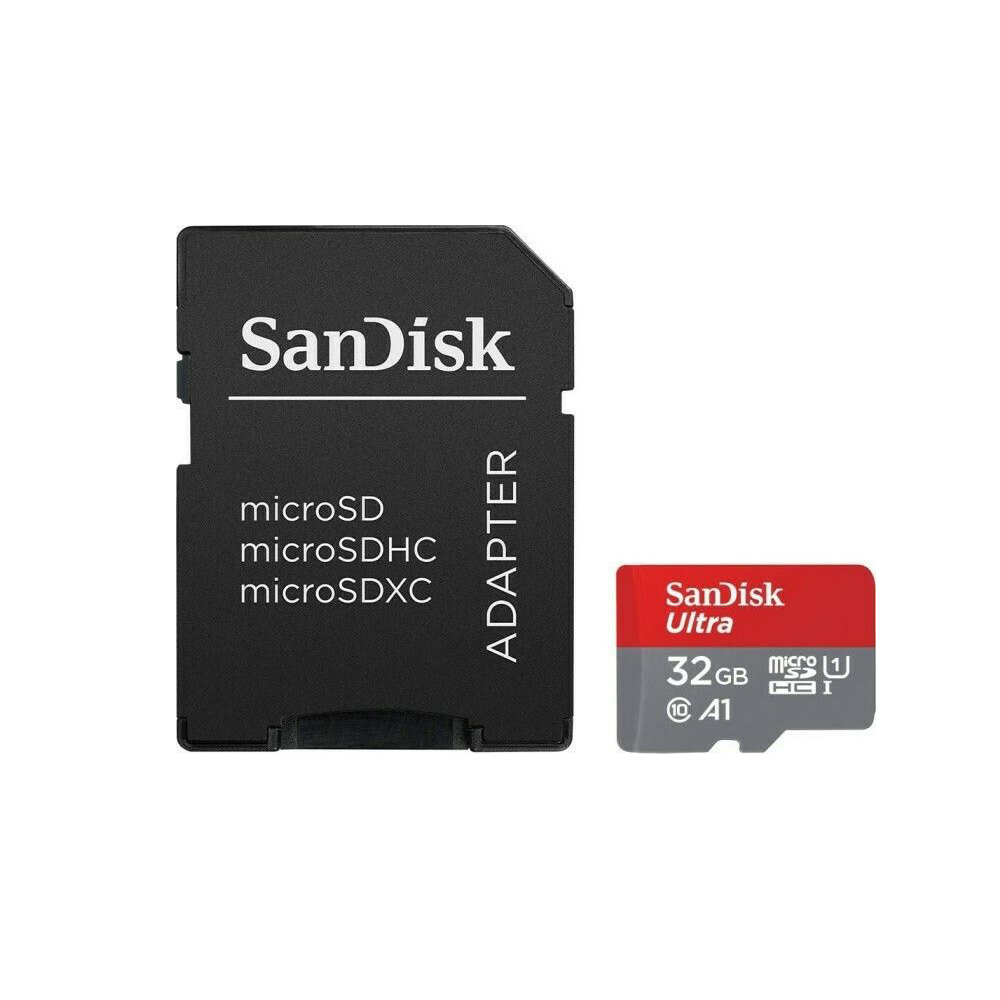 0055329_0 Sandisk Ultra microSDHC UHS-I 32GB With Adapter (SDSQUA4-032G-GN6IA) (SANSDSQUA4032GGN6IA) - Image 1
