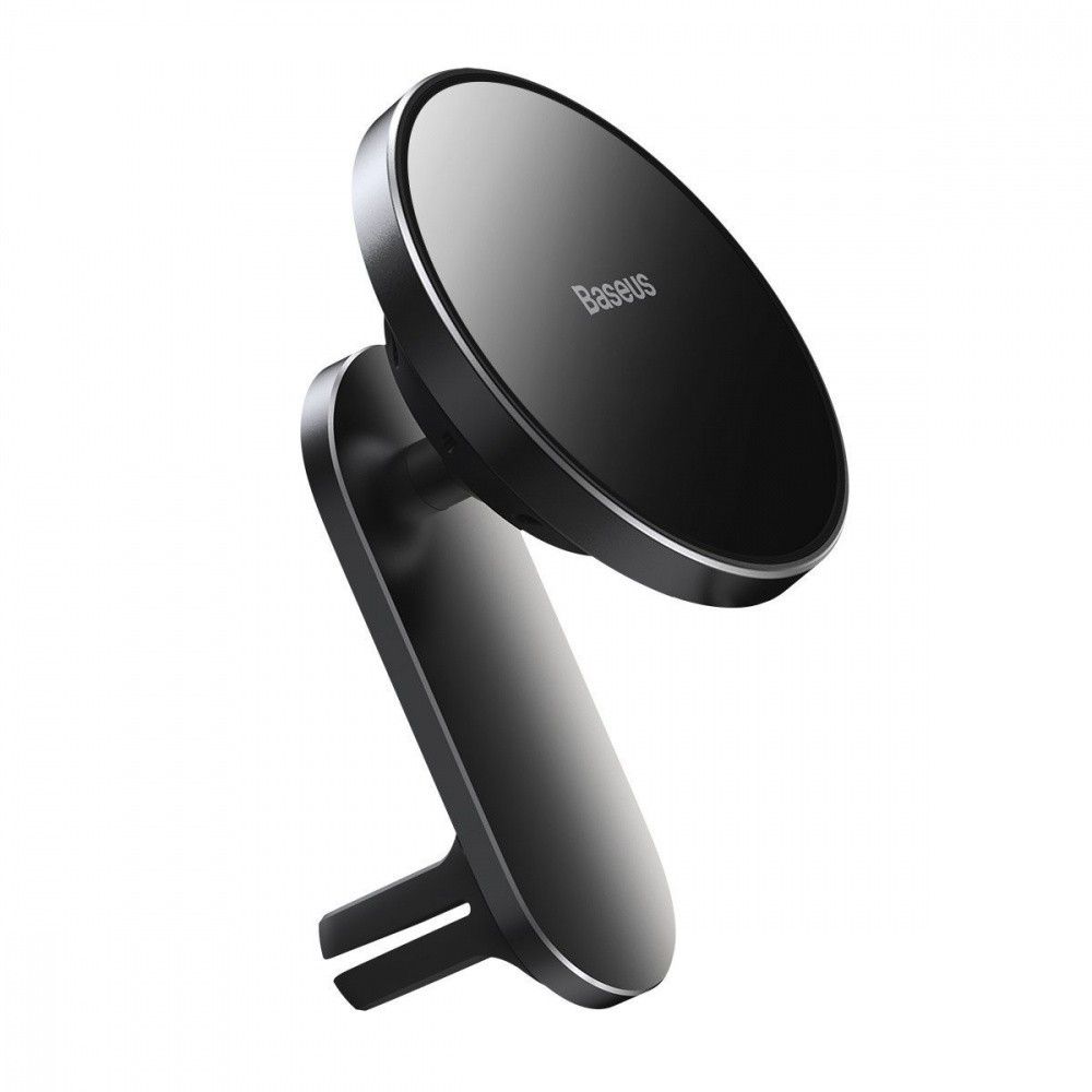 0059719_0 Baseus Car Mount with Magnet and Wireless Charging Big Energy Black (WXJN-01) (BASWXJN-01) - Image 1