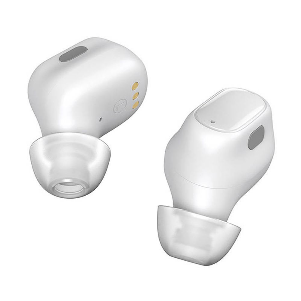 0063299_0 Baseus Bowie WM01 In-ear Bluetooth Handsfree Ακουστικά με Θήκη Φόρτισης Λευκά (NGTW370002) (BASNGTW370002) - Image 1