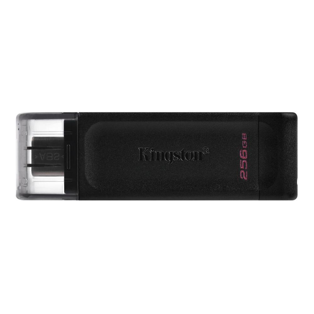 0064084_0 Kingston DataTraveler 70 256GB USB 3.2 Stick Black (DT70/256GB) (KINDT70-256GB) - Image 1