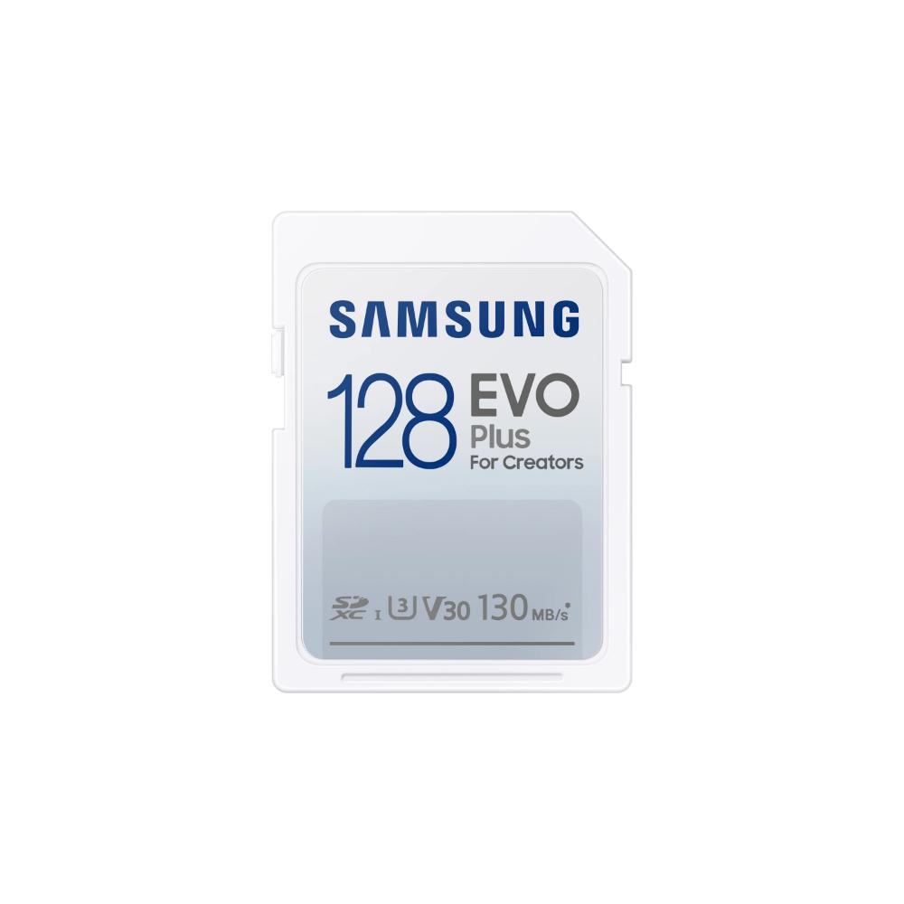 0064398_0 Samsung Evo Plus for Creators SDXC 128GB Class 10 U1 V10 UHS-I (MB-SC128K/EU) (SAMMB-SC128K-EU) - Image 1