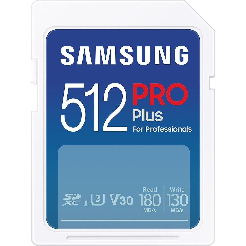0064403_0 Samsung Pro Plus SDXC 512GB Class 3 U3 V30 UHS-I (MB-SD512S/EU) (SAMMB-SD512S-EU) - Image 1