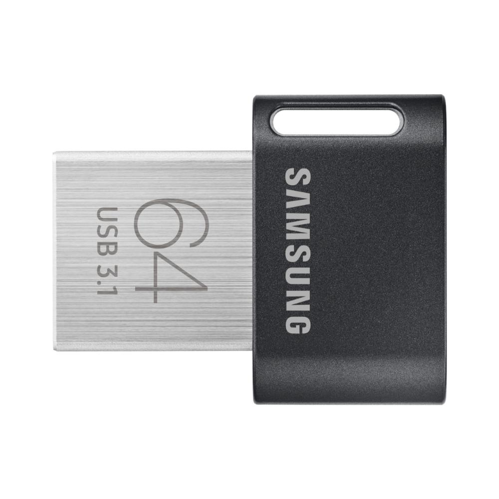 0064404_0 Samsung Fit Plus 64GB USB 3.1 Stick Black (MUF-64AB/APC) (SAMMUF-64AB-APC) - Image 1