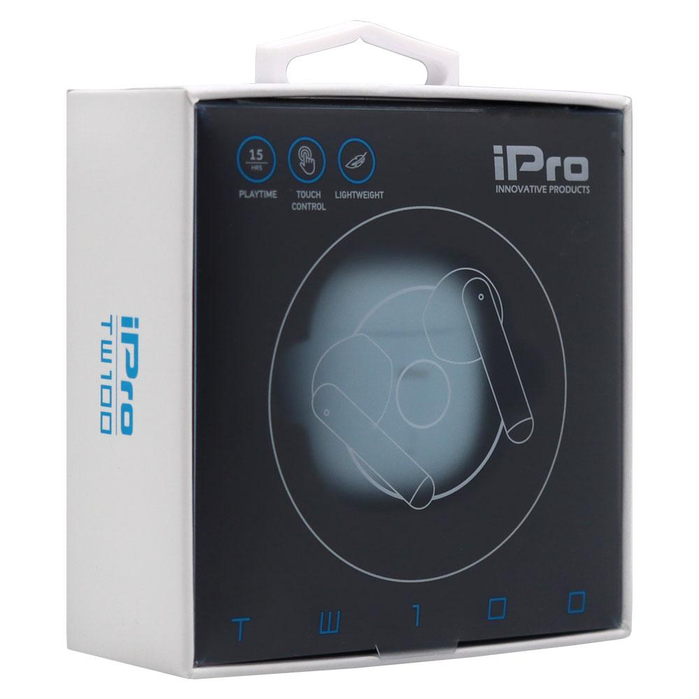 0064874_0 iPro True Wireless Bluetooth Earphones TW100 Light Blue (010701-0254) (IPRO010701-0254) - Image 1