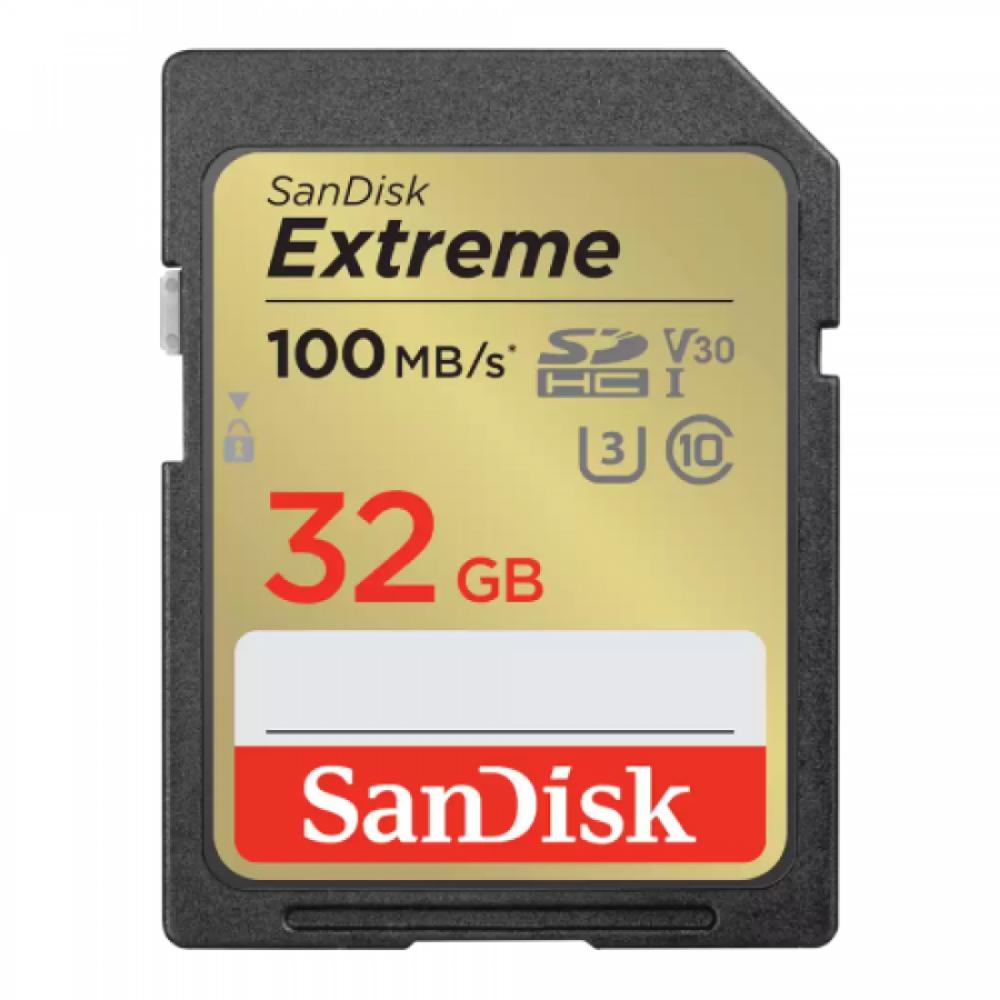0065227_0 Sandisk Extreme SDHC UHS-I 32GB (SDSDXVT-032G-GNCIN) (SANSDSDXVT-032G-GNCIN) - Image 1