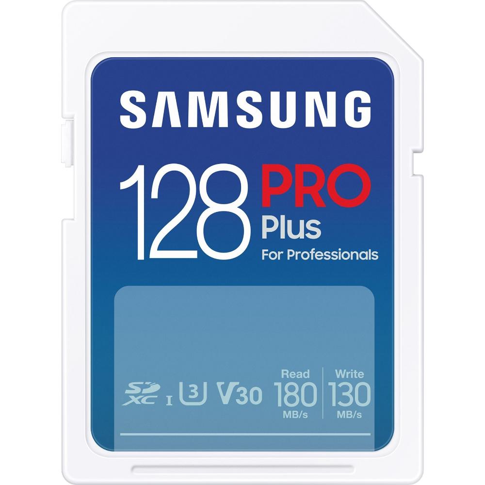 0065478_0 Samsung Pro Plus SDXC 128GB Class 10 U3 V30 UHS-I with USB Reader (MB-SD128SB/WW) (SAMMB-SD128SB-WW) - Image 1