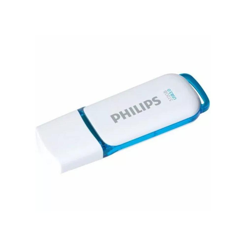 0066001_0 Philips Snow 512GB USB 3.0 Stick Λευκό (FM51FD75B/00) (PHIFM51FD75B-00) - Image 1