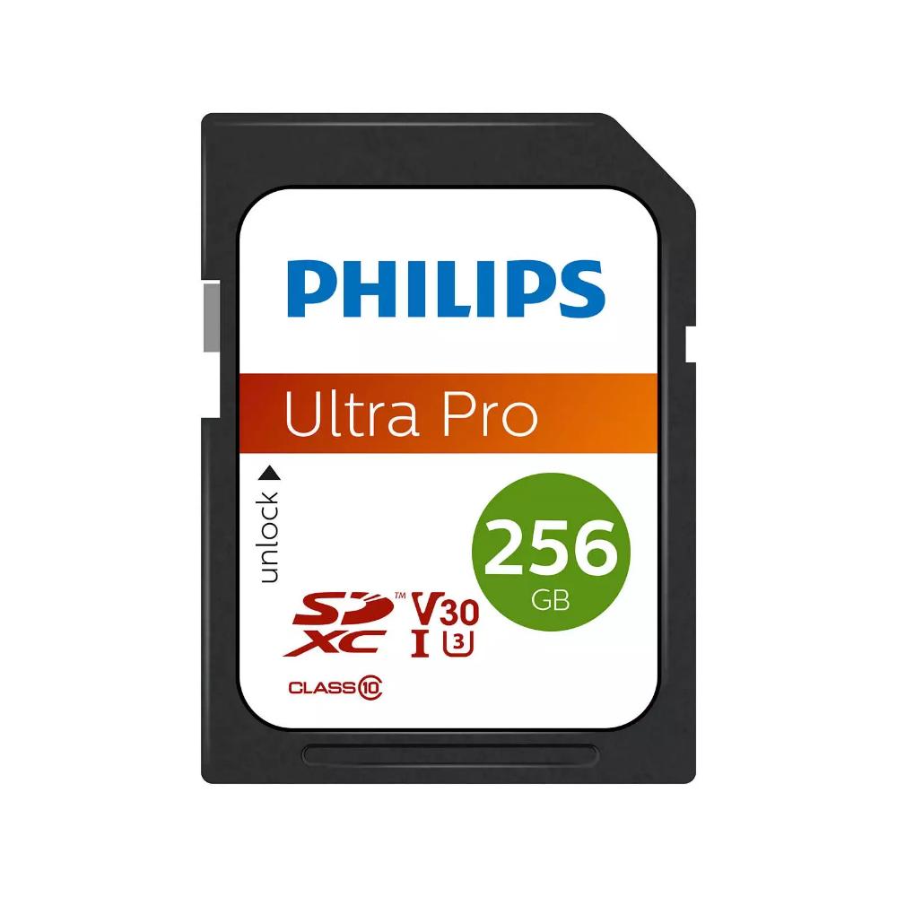 0066013_0 Philips Ultra Pro SDXC 256GB Class 10 U3 V30 A1 UHS-I (FM25SD65B/00) (PHIFM25SD65B-00) - Image 1