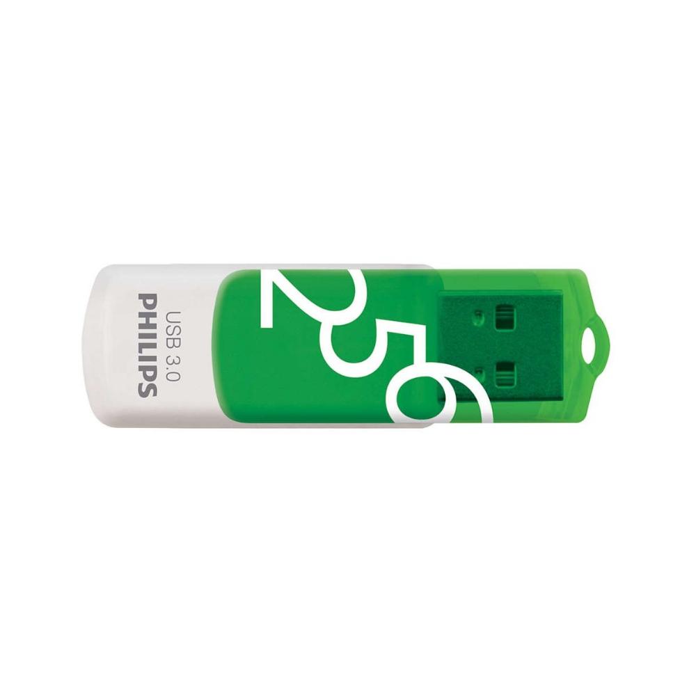 0066017_0-1 Philips Vivid 256GB USB 3.0 Stick Πράσινο (FM25FD00B/00) (PHIFM25FD00B-00) - Image 1