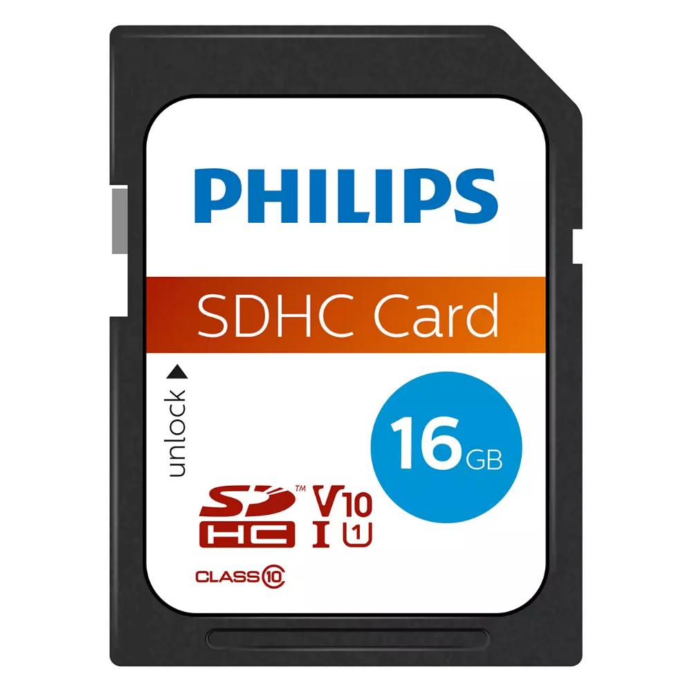 0066018_0 Philips SDHC 16GB Class 10 U1 UHS-I (FM16SD45B/00) (PHIFM16SD45B-00) - Image 1