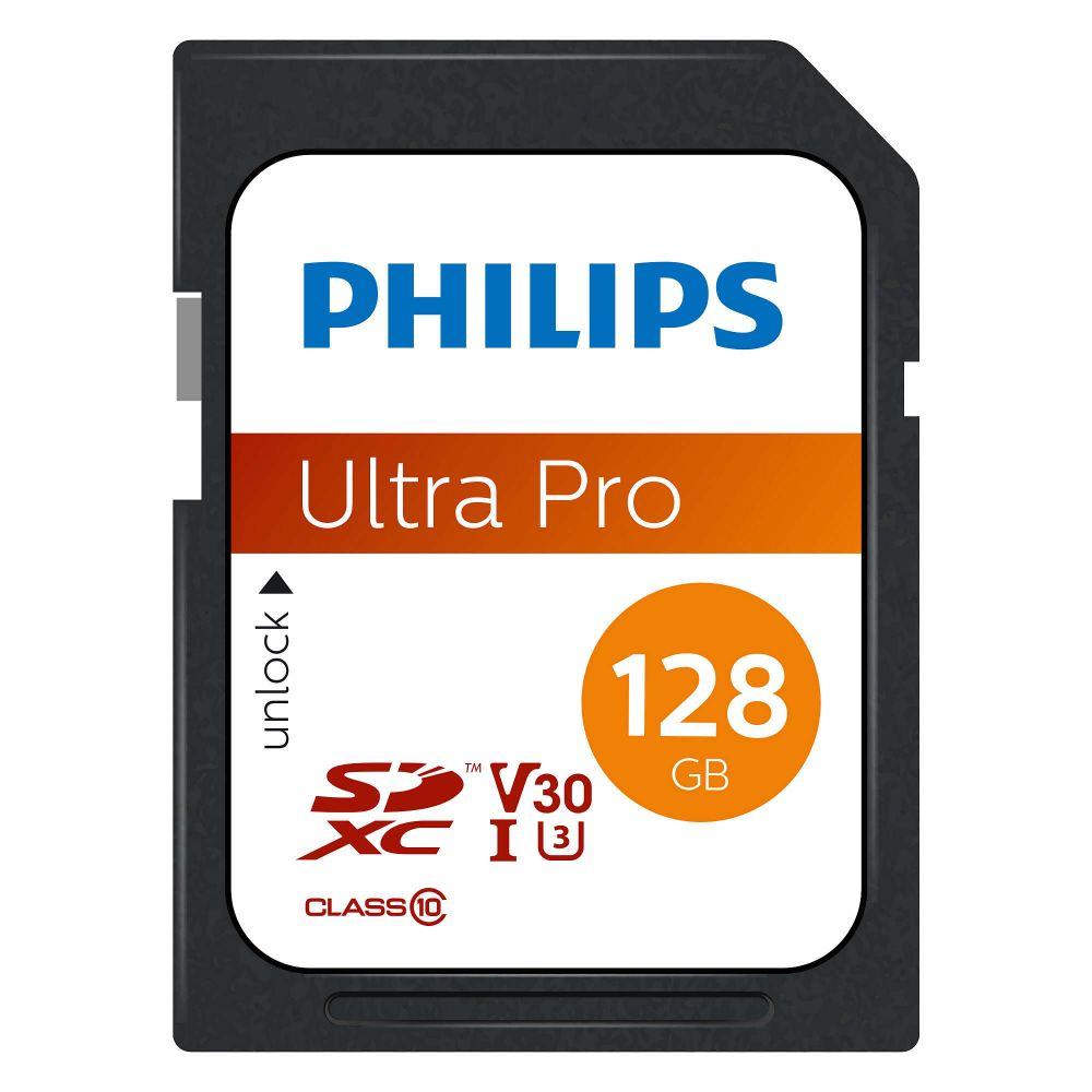 0066026_0 Philips SDXC 128GB Class 10 U3 V30 A1 UHS-I με αντάπτορα (FM12SD65B/00) (PHIFM12SD65B-00) - Image 1