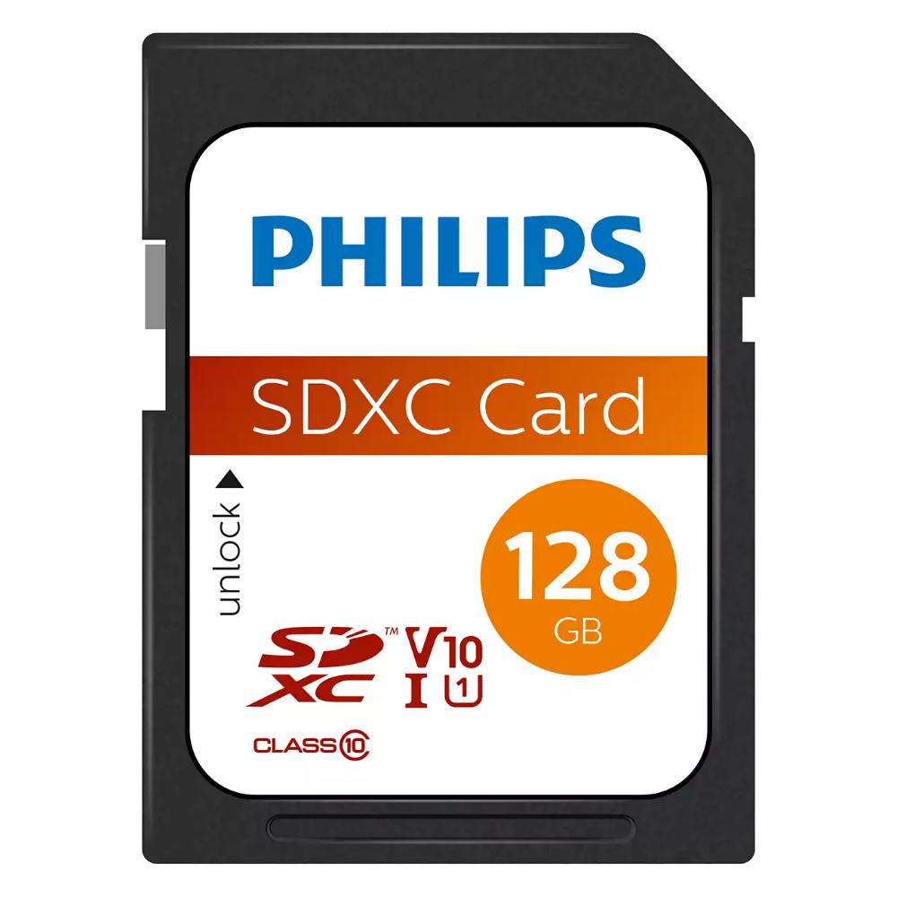 0066027_0 Philips SDXC 128GB Class 10 (FM12SD55B/00) (PHIFM12SD55B-00) - Image 1