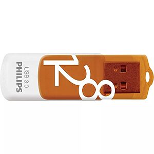 Philips Vivid 128GB USB 3.0 Stick Πορτοκαλί (FM12FD00B/00) (PHIFM12FD00B-00)